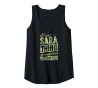 Donna È Una Cosa di Sara Che Non capiresti Scherzo sul Nome Canotta