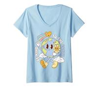 Donna Earth Day Be Kind to The Earth Environmental Message Maglietta con Collo a V