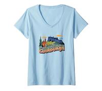 Donna Edimburgo Maglietta con Collo a V