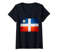 Donna El Grito de Lares dal 1868, Orgoglio di Porto Rico Boricua Maglietta con Collo a V