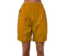 Donna Elasticizzato Comodo Estate Misto Cotone Mix Cherry Bacca Capri Shorts 10