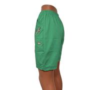 Donna Elasticizzato Comodo Estate Misto Cotone Mix Cherry Bacca Capri Shorts 10