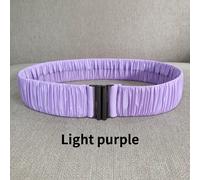 Donna Elastico Vita Cintura Stringere Elasticizzato Cintura Fibbia per Piumino