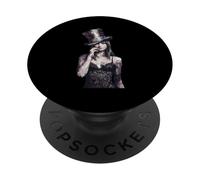 Donna Elegante Con Cappello A Cilindro PopSockets PopGrip Adesivo