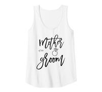 Donna Elegante Design con Anello per la Madre dello Sposo Canotta