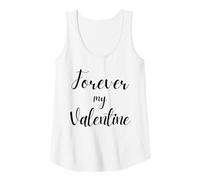Donna Elegante Script Forever My Valentine Canotta