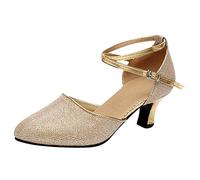 Donna Eleganti Chiuse/Punta Aperta scarpa Standard Tacco Salsa Danza Pratica Prestazioni ballo Morbide E Comode Sala da Ballo Modern Jazz Valzer per Partito