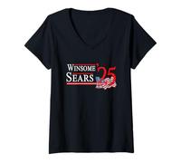 Donna Elezione del governatore della Virginia Winsome Sears 2025 repubblicano VA Maglietta con Collo a V