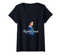 Donna Elizabeth Bennet Energy Orgoglio e pregiudizio Jane Austen Maglietta con Collo a V
