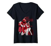 Donna Elly De La Cruz | Giocatore di Baseball MLB di Cincinnati| MLBEDL304N Maglietta con Collo a V