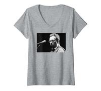 Donna Elvis Costello & Le attrazioni vivono l'esercito di Oliver 1994 Maglietta con Collo a V