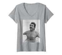 Donna Engelbert Humperdinck Cantante King of Romance 1985 Maglietta con Collo a V