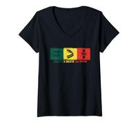 Donna Equality Is Greater Than Division Frase Per Attivismo Maglietta con Collo a V
