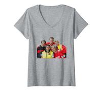 Donna Eric Clapton Si esibisce alla Royal Albert Hall 1987 Maglietta con Collo a V