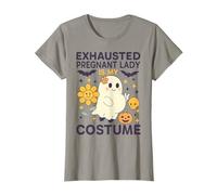 Donna Esausto Signora Incinta È Il Mio Costume Fantasma Floreale Maglietta