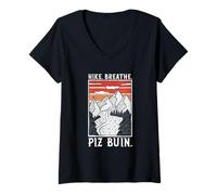 Donna Escursione - Piz Buin Maglietta con Collo a V