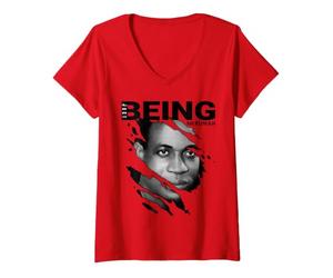 Donna Essere Solo Kwame Nkrumah Maglietta con Collo a V