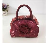 Donna Estate Lustrini Borsa Piccola Cellulare Chiave Portamonete Floreale