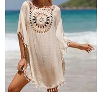 Donna Estate Nappa Costume da Bagno Bikini Spiaggia Abbigliamento Cover Up Abito