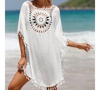 Donna Estate Nappa Costume da Bagno Bikini Spiaggia Abbigliamento Cover Up Abito