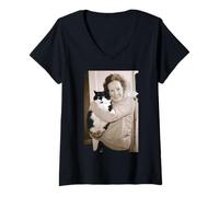 Donna Ethel con Big Brutti Eastenders Gretchen Franklin 1986 Maglietta con Collo a V