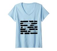 Donna Everything is Fine Trust Your Government Maglietta con Collo a V