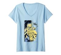 Donna Evil Dead II Film Horror posseduto Ash Williams Halloween Maglietta con Collo a V
