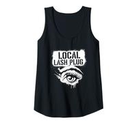 Donna Extension Ciglia Local Lash Plug Design Canotta