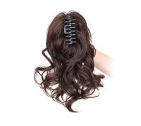 Donna Extension for coda di cavallo con clip a artiglio, 12 pollici capelli sintetici ondulati e ricci, for corta, for donne Extension per capelli(2M33)