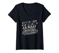 Donna Faith Changes Everything Maglietta con Collo a V