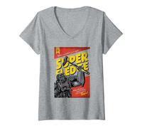 Donna Fallout Sledge Power Army Advertisement TV Show Maglietta con Collo a V