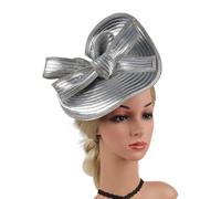 Donna Fascinator Cappello Festa Matrimonio Largo con Falda Decorato Formale Moda