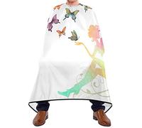 Donna Fata Dei Fiori Con La Farfalla Taglio Di Capelli Mantello Regolabile Mantella Parrucchiere Impermeabile Mantella Taglio Capelli Per Bambini Uomini Parrucchieri