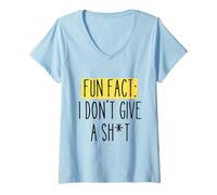 Donna Fatto Divertente: Non do Umorismo Sarcastico Detto Divertente Maglietta con Collo a V