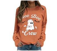 Donna Felpa Senza Cappuccio,Magliette Casual da Top Tempo Libero Sport Fitness Magliette Maniche Lunghe Collo Rotondo alla Pullover Cappotto Lungo dal Taglio Outdoor Moda 2025