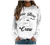 Donna Felpa Senza Cappuccio,Magliette Casual da Top Tempo Libero Sport Fitness Magliette Maniche Lunghe Collo Rotondo alla Pullover Cappotto Lungo dal Taglio Outdoor Moda 2025