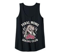 Donna Feral Moms Social Club Donna feroce Demone Arte Canotta