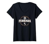 Donna Ferrara Italy Label Coordinate 2C Maglietta con Collo a V