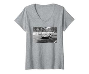 Donna Ferrari 330 P2 Spyder John Surtees, Gara di Le Mans 1965 Maglietta con Collo a V