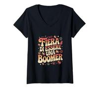 Donna Fiera di essere una boomer Maglietta con Collo a V
