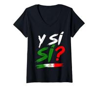Donna Fiesta Cinco De Mayo Festival Proud Mexican Lovers Hispanic Maglietta con Collo a V