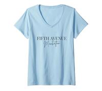 Donna Fifth Avenue Manhattan Maglietta con Collo a V