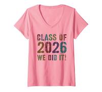Donna Finalmente Classe del 2026 Lo Abbiamo Fatto Quasi 12 Anni Dopo Maglietta con Collo a V