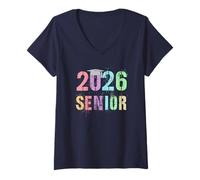 Donna Finalmente Classe di Seniors 2026 Gestiamo Il Livello Finale della Scuola Maglietta con Collo a V