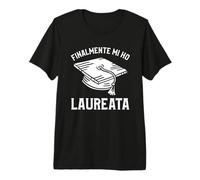 Donna Finalmente Mi Ho Laureata Laurea Divertente Maglietta Premium