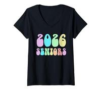 Donna Finalmente Retro 2026 Seniors 12 Anni Dopo Regola Gestiamo la Scuola Maglietta con Collo a V