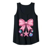 Donna Fiocco Rosa Conchiglia Stella Marina Pastello Oceano Kawaii Estetica Canotta