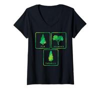 Donna FIR Dogwood Tamarack Protect National Park Maglietta con Collo a V