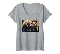 Donna Five Boy Band ai Kids Awards 1998 Gruppo Pop Maglietta con Collo a V