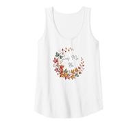 Donna Foglie d'Autunno Divertente Gioco di Parole Canotta